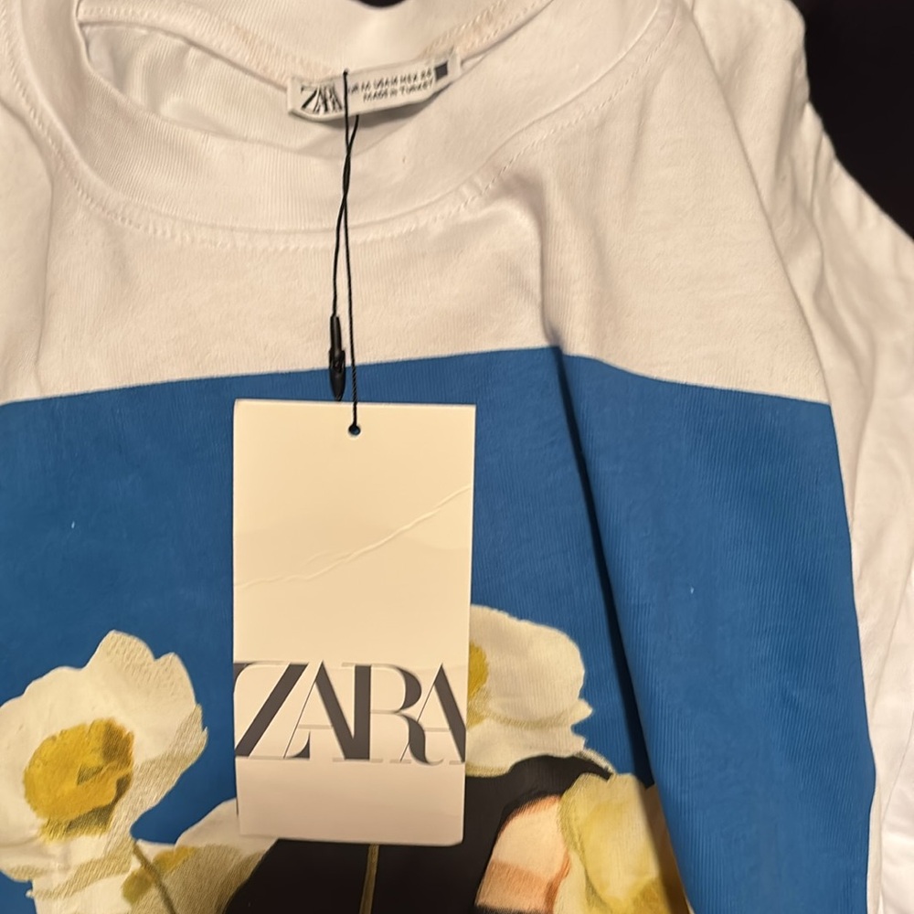 Zara women print t-shirt 1165/663 - Picture 3 of 3